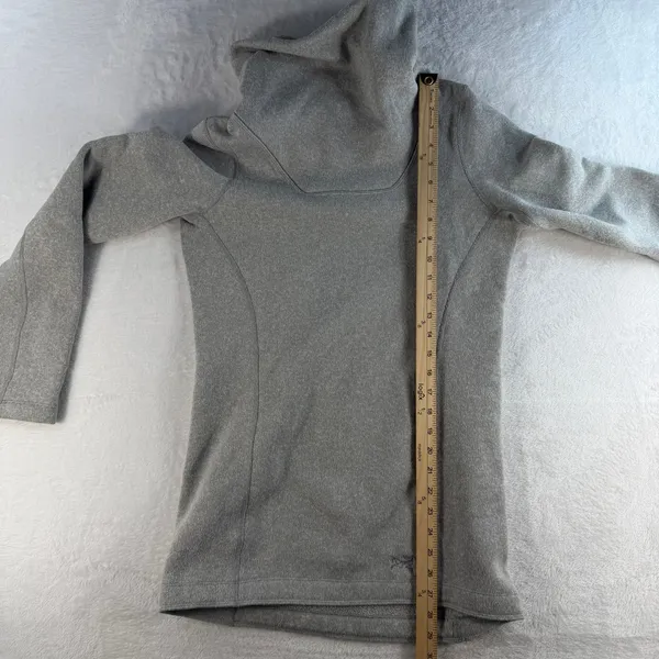 Arc'teryx Sz S Desira Cowl Neck Tunic‎ Sweater Gray Fleece Pullover Outdoor Hike - Image 9
