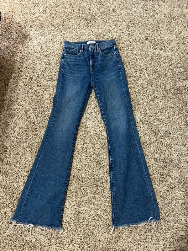 Loft the slim flare high rise jeans - Image 3