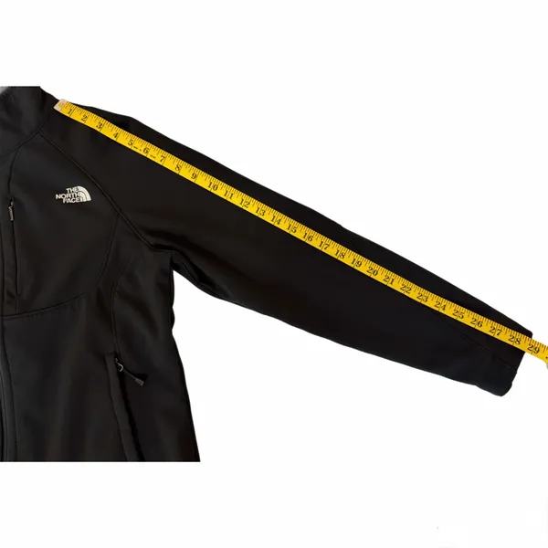 Women’s The North Face Black Fleece Lined Jacket Full-Zip Medium - Image 8