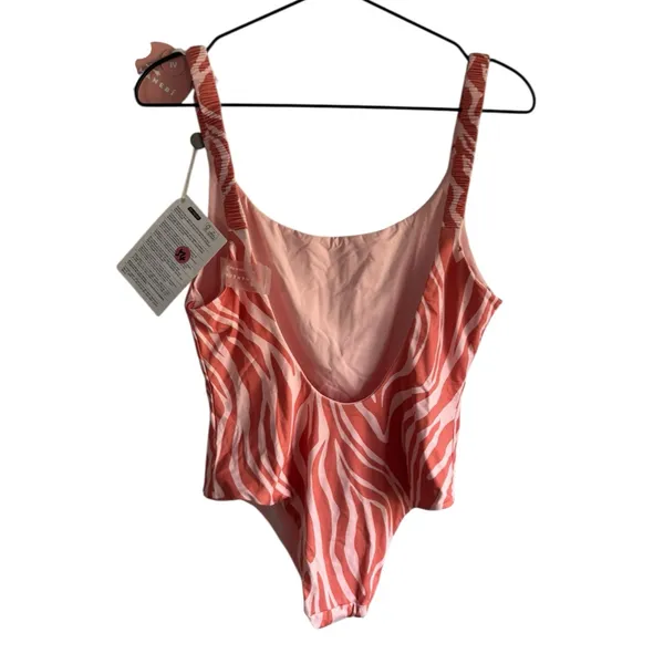 Manebi Zebra One Piece Swimsuit Pink‎ 14 / 16 - Image 3