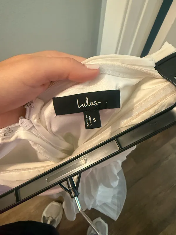 Lulus White Prom Dress - Image 10