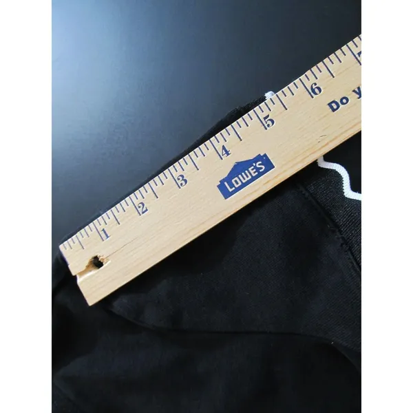 Tommy Hilfiger Lettuce‑Trim T‑Shirt Black White Trim Women’s Small Pre‑Owned - Image 6