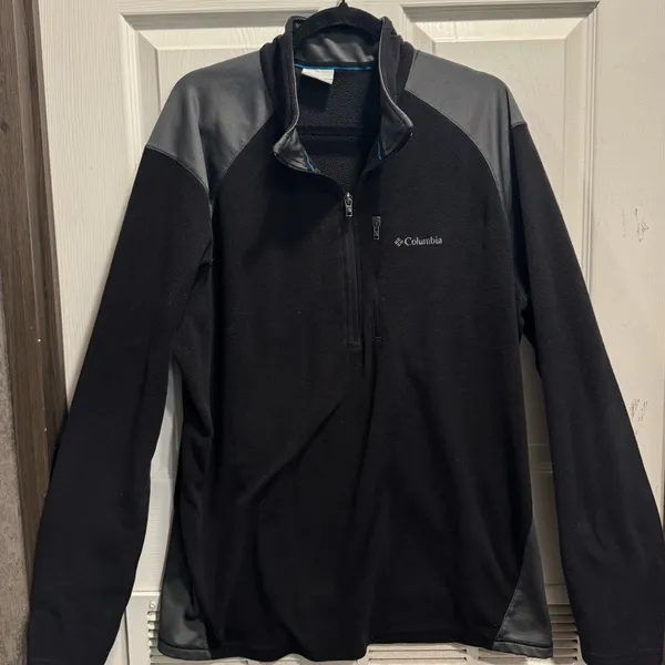 Columbia Men's Black Elevator Shaft Hybrid 1/2 Zip Fleece Pullover Sz XL - Image 5