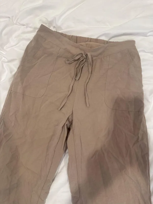 Brown flared pants - Image 2