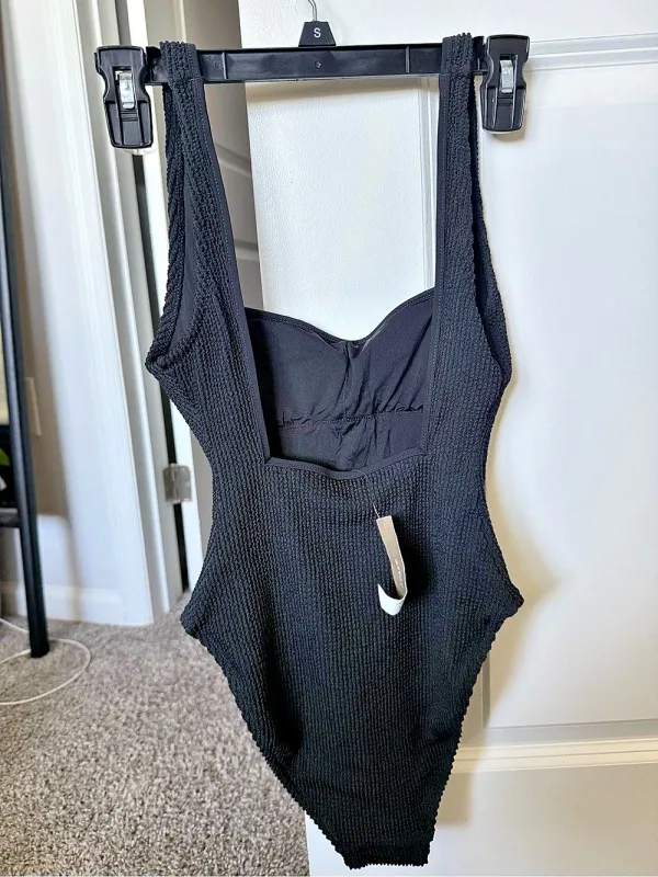 NWT J.Crew Squareneck Scrunchie One-Piece Swimsuit - Size 2 - Style CY769 - Image 4