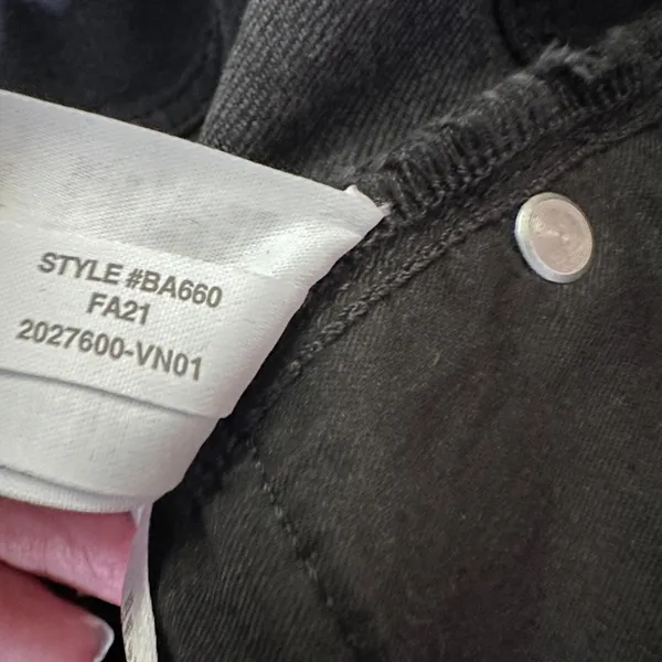 J.‎ Crew Midi Rise Classic Straight Jean Women's 30P Black Stretch Denim - Image 8
