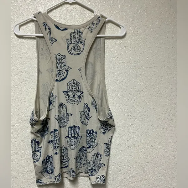 3/$15 LAST CHANCE! CHASER Hamsa Hand of Fatima Graphic Tank Top - Image 7