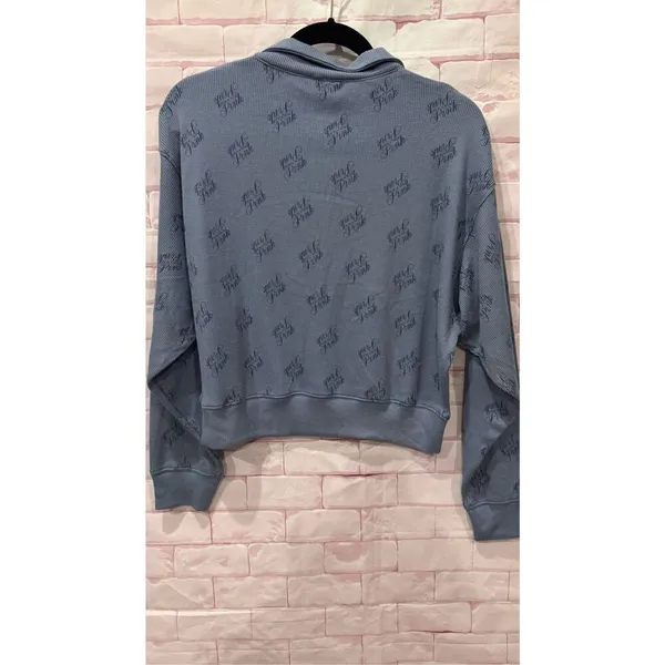 Victorias Secret Pink blue‎ long sleeve pijama top size large - Image 5