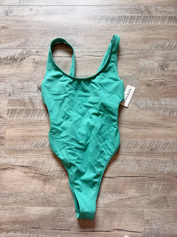 Pacsun swim teal one piece - Image 2
