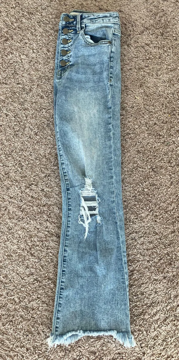 Francesca's Ripped Jeans - Image 2