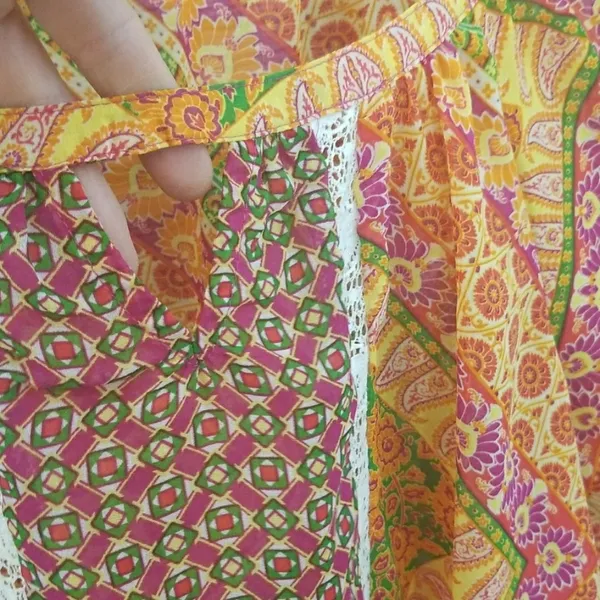 NWOT Anthropologie Fig and flower bohemian top Lg - Image 6