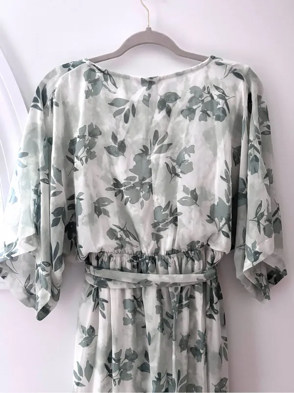 NWT Baltic Born Kia Kimono Maxi Dress Sage Floral M Romantic Coquette Fairycore - Image 16