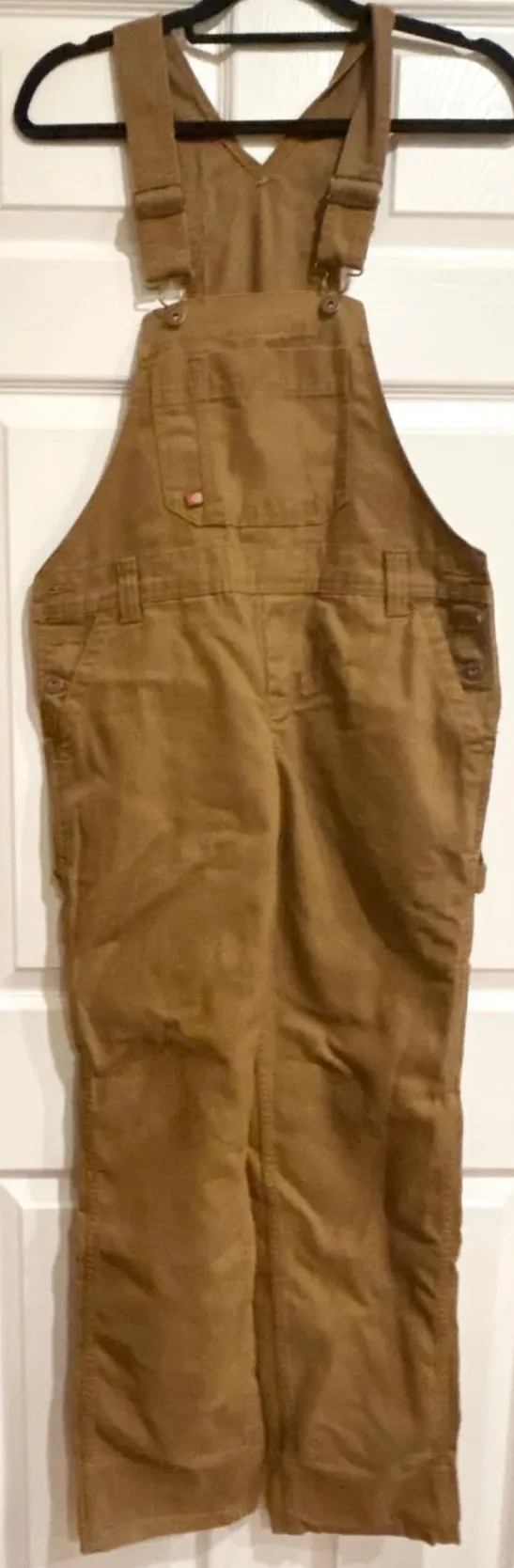 Dickies NWT Relaxed Fit Bib heritage Overalls - Rinsed Brown Duck size M - Image 5