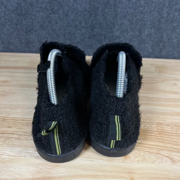 Vionic Beach Malibu Black Teddy Faux Shearling Slip On Sneakers Womens 10 - Image 3
