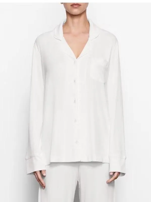 Skims soft lounge long sleeve shirt  - Image 3