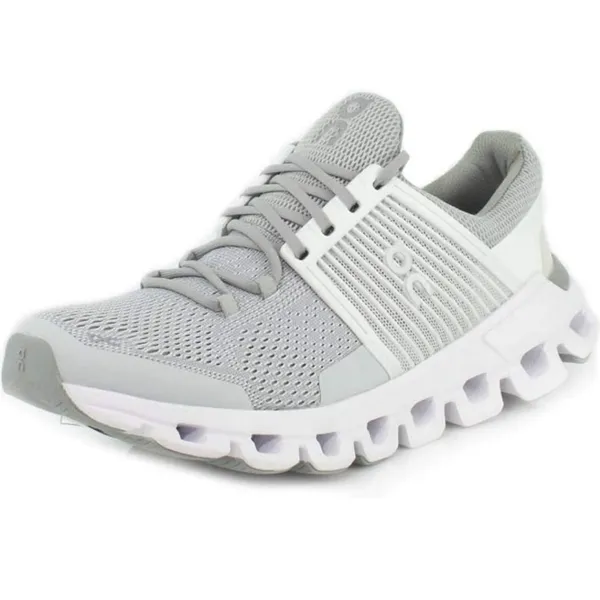 ON Womens Cloudswiftize Sneakers Shoes Size 8.5 Gray White Running Hiking - Image 7