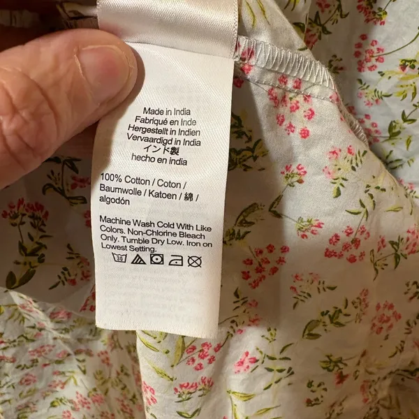 J. Crew Smocked Flutter Sleeve Midi Dress in Cloud Meadow Floral - Image 10