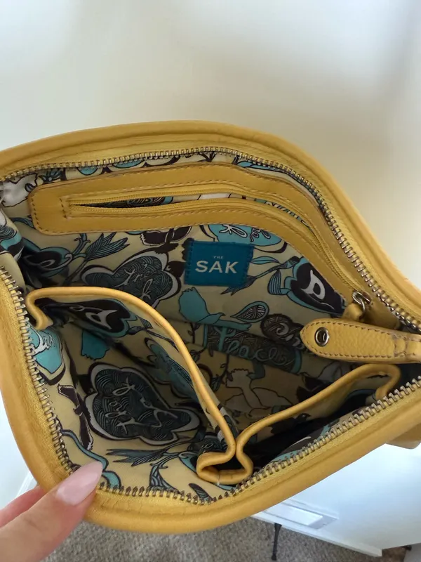The Sak vintage yellow purse - Image 5