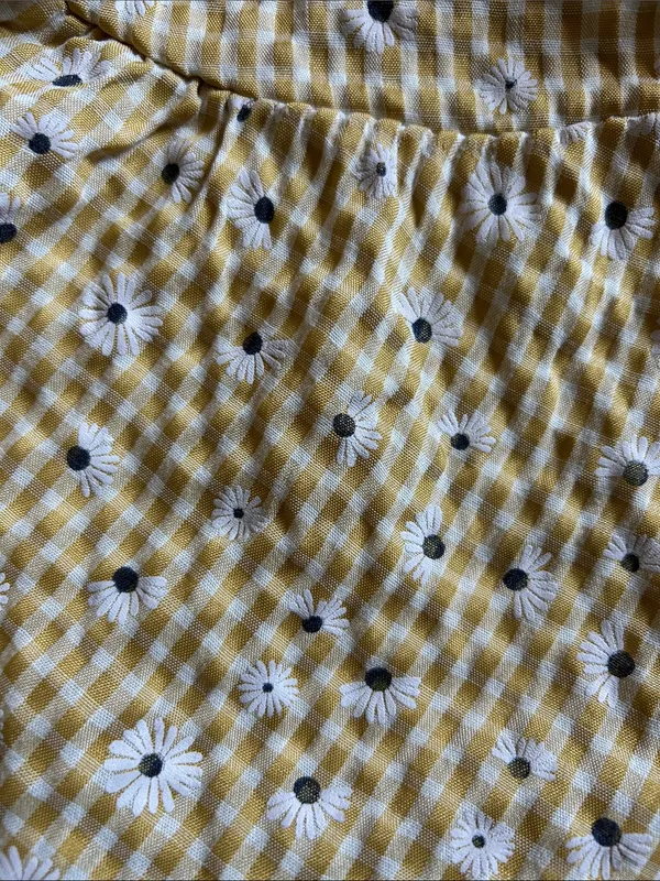 Yellow Floral Tie-Front Summer Tank - Image 2