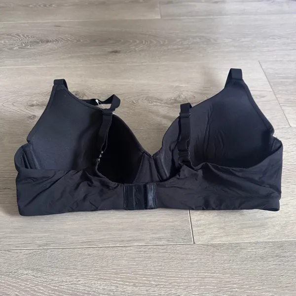 Nueskin‎ Demi Bra Jet Black Underwire Adjustable Straps 38D NWT - Image 4