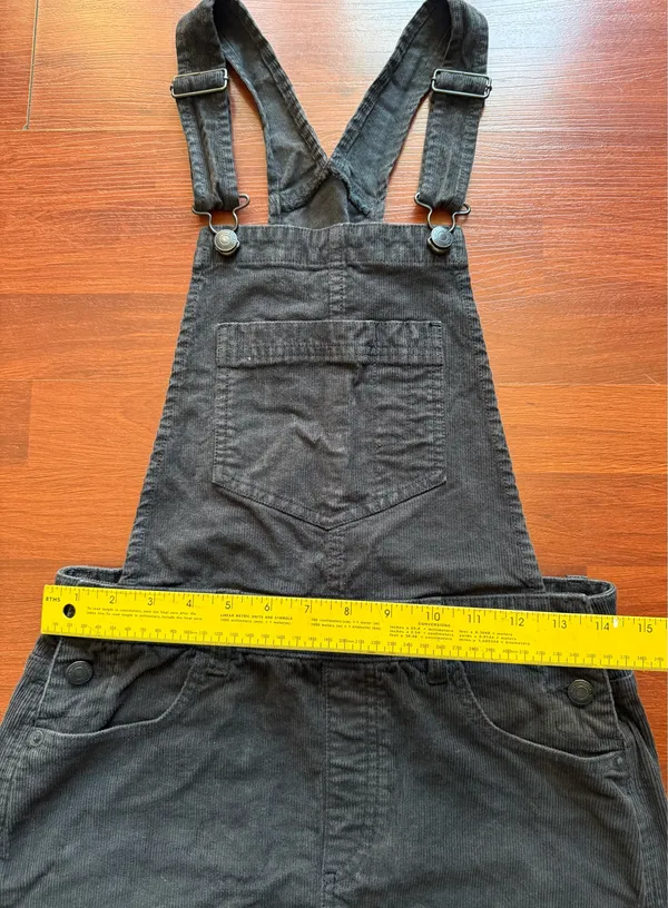 Corduroy American Eagle Skirt Overalls - Image 8
