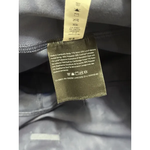 lululemon Women's Align High-Rise 25 Tie Dye Blue Stretch Knit Yoga Leggings 20 - Image 4