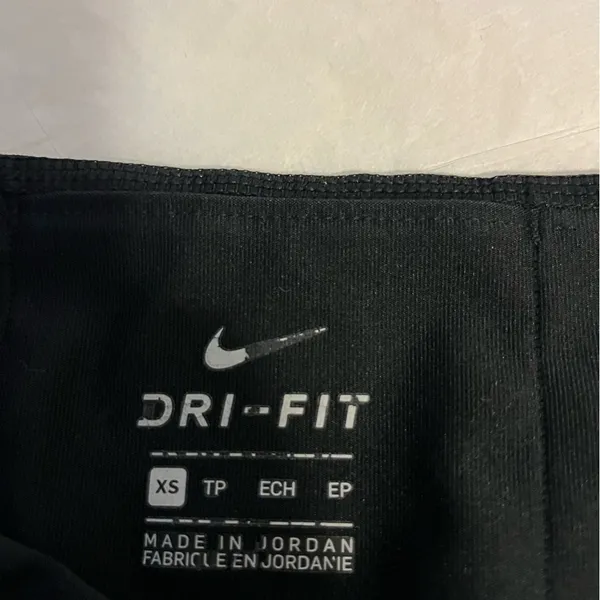 Nike Dri‎ Fit Women Capri Leggings Athletic Gym Core Workout Running Black Xs - Image 3