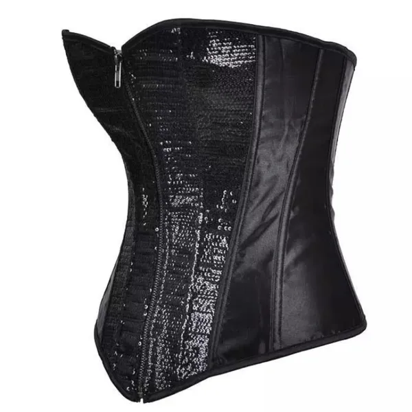 Black Sequins Corset Party New Festival - Image 3