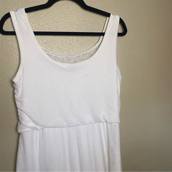Prana White sleeveless knee‎ length dress size Small - Image 3
