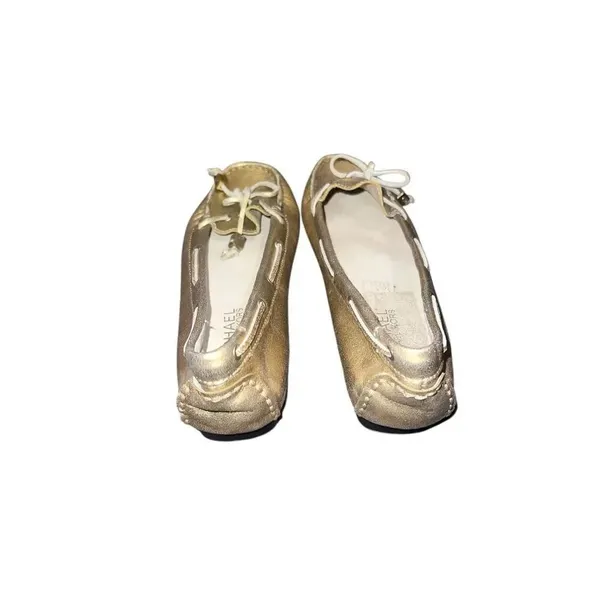 ✨Michael Kors Daisy Metallic Bronze Moccasins Sz 6.5 Loafers✨ - Image 4