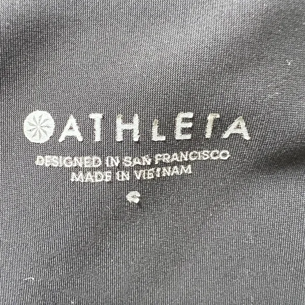 Athleta Stellar Tight Pants Small Black Travel Leggings‎ Zipper Pocket Women's - Image 5