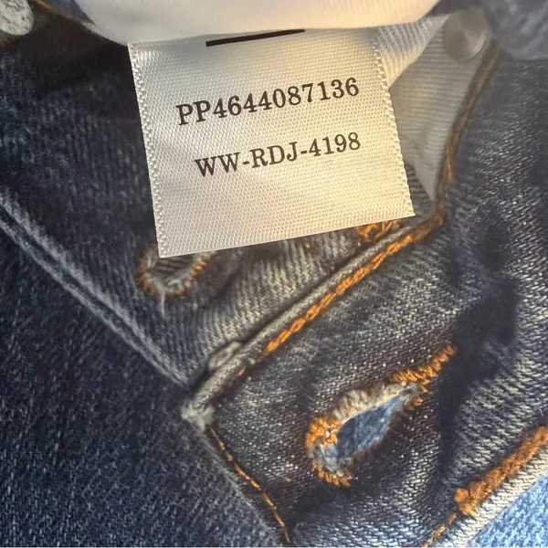 Everlane Curvy 90s Cheeky Straight Jeans Womens 30 NWT High Rise Rigid Denim - Image 8