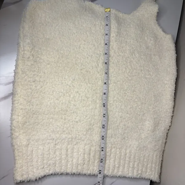 Skims‎ Sherpa Knit Tank Top 2X/3X Bone Ivory Cozy Soft NWOT Stretch Sleeveless - Image 11