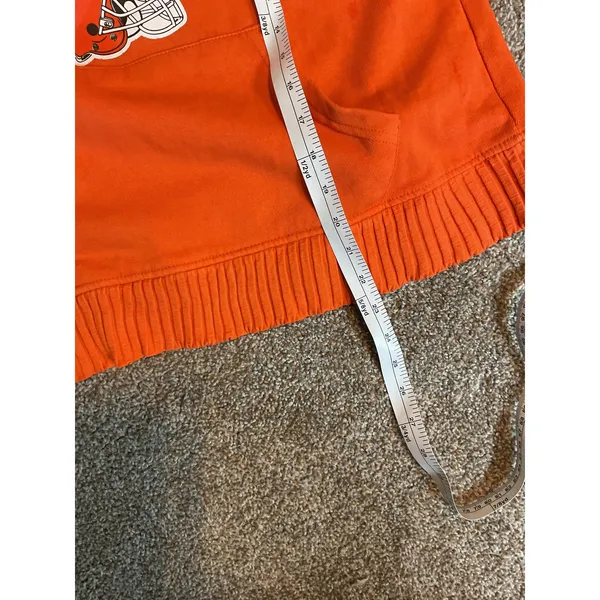 NFL Teens Cleveland Browns Orange Hoodie. Size Large - Image 5