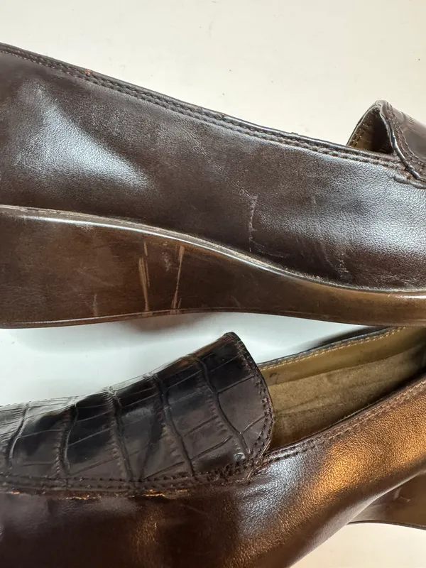 Aerosole A2 Wedge Slip-On Loafers Size 7.5 - Image 6