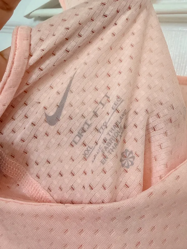 Nike Dri-FIT Peach Mesh Training Tank Top Open Back Athletic Workout XXL NWT - Image 5
