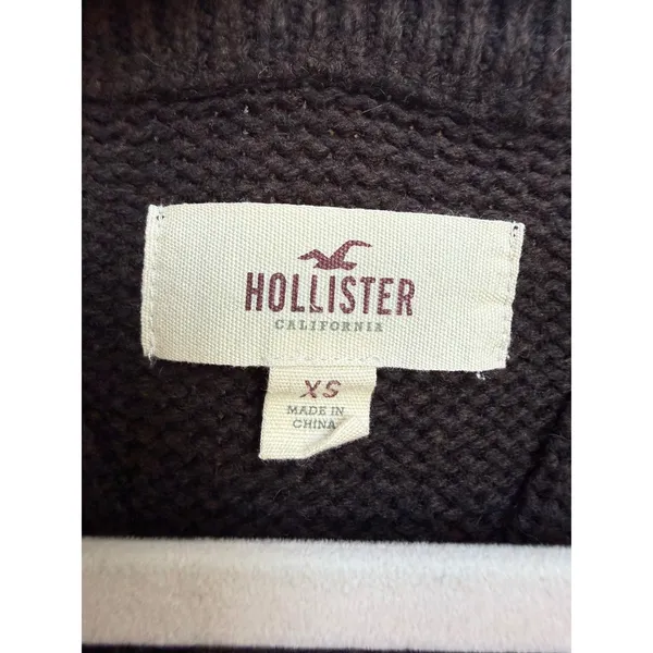 Hollister Black White Aztec Geometric Racerback Knit Sweater Vest Size XS - Image 3