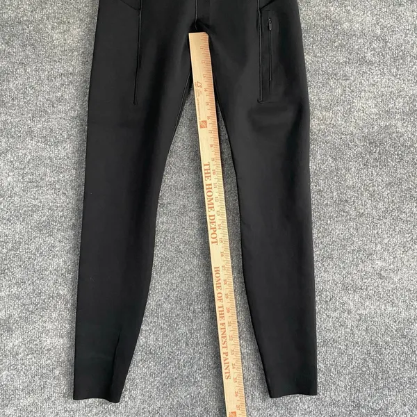 Nike Go Dri-Fit Black Leggings Pockets Zipper Activewear Gym Workout Sporty - Image 6