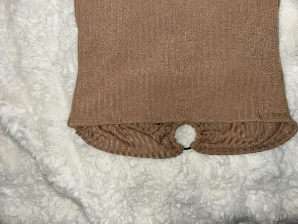 SheIn Brown Knit Halter Top Dress - Image 12