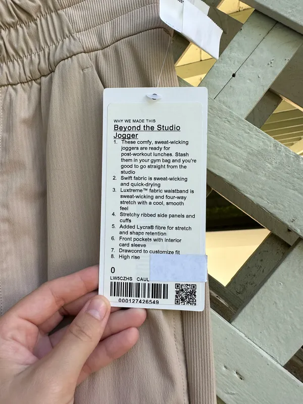 Lululemon Beyond the Studio Jogger - Image 2