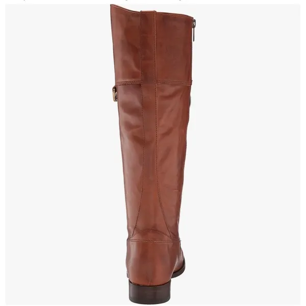 Frye Melissa D Ring Riding Boots Caramel‎ Antique Pull Up Leather Sz 9 NWOB - Image 3