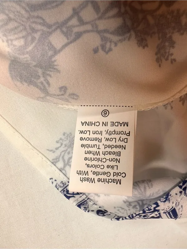 Blue Toile V - Image 8