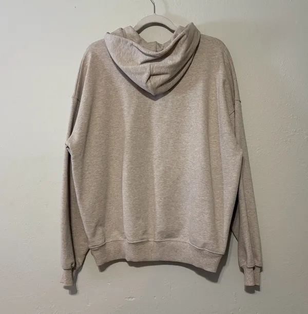 Gymshark Rest Day Hoodie Beige Marl - Image 5