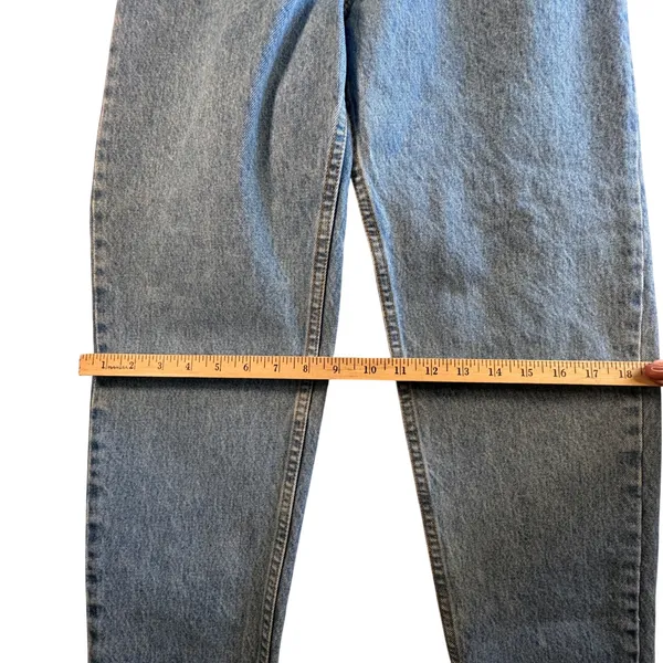 Levi's 550‎ Vintage 90s Mom Jeans Light Wash Denim High Waisted USA Made Size 9 - Image 9