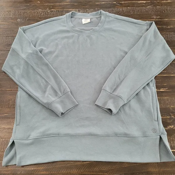 SAGE Collective Women’s Large Oversized Crewneck Sweater Pullover - Image 2