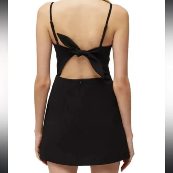 french connection whisper tie mini dress M - Image 7