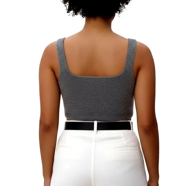 Everlane The‎ Cozy Stretch Sweater Tank XL Wool Blend Cozy Soft Quiet Luxury NEW - Image 3
