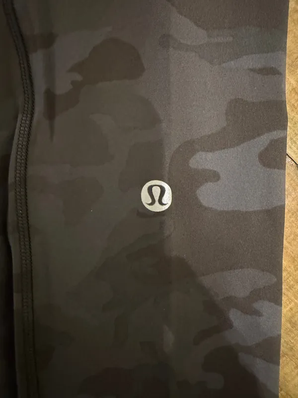 Lululemon Fast and Free High-Rise Tights Black Camo 4 - Image 3