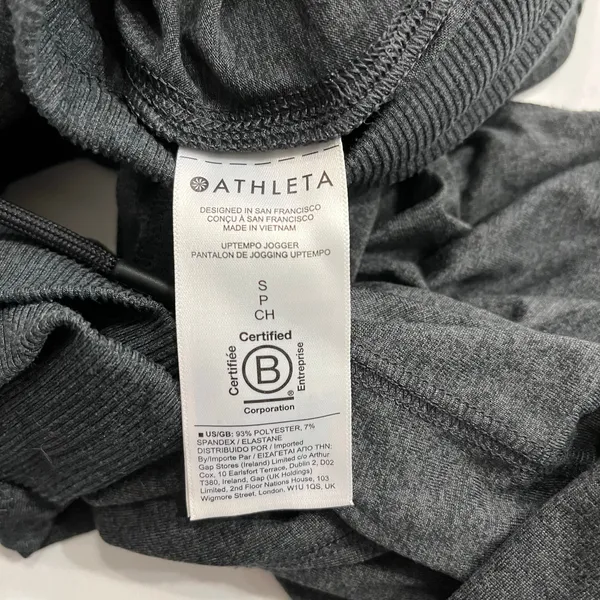 Athleta Uptempo Joggers Sweatpants Gray‎ Size Small - Image 7