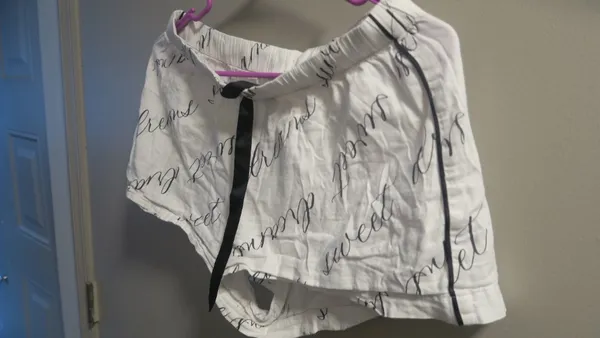 Victoria's Secret sweet dreams all over pajamas shorts in white and black size small. - Image 3